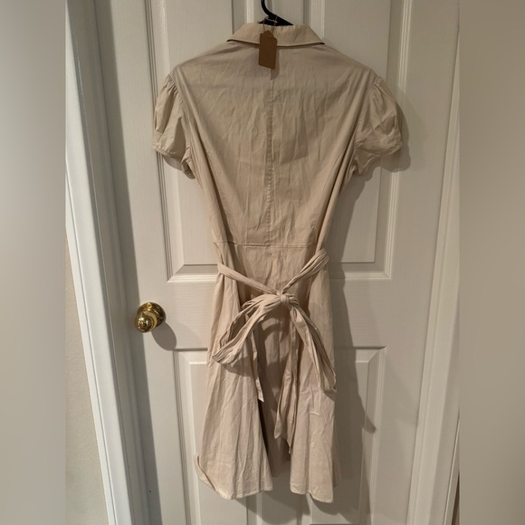 Ralph Lauren Button Down And Tie Cotton Dress - Picture 5 of 6